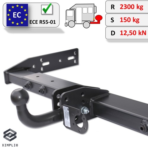 Adjustable towbar swan neck - towbar,