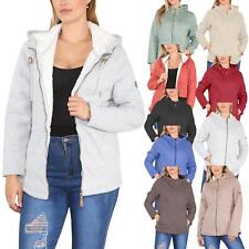 Ladies Zip Borg Sherpa Fleece
