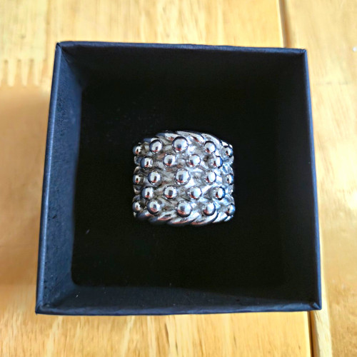 Silver filled keepers ring - silver,
