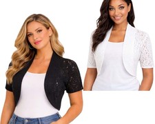 Womens Crochet Shrug Women