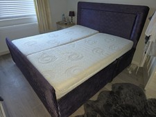 Fully Adjustable Twin 3 Ft Beds In A Superking Size Frame with Mattress
