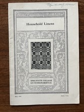 1931 Household Linens Guide |