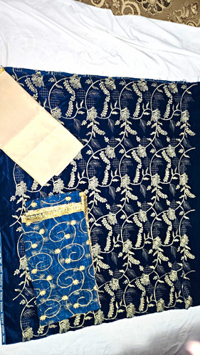 Ladies beautiful velvet blue