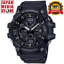 Casio G-SHOCK GWG-100-1AJF MUDMASTER Total Black Atomic Solar Watch New with Box