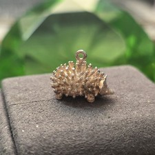 Sterling Silver Hedgehog Charm