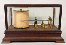 Antique barograph barometer - barograph,