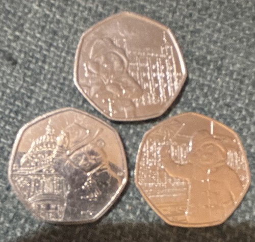 Paddington bear 50p - paddington,