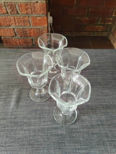 Vintage glass tulip - glass,