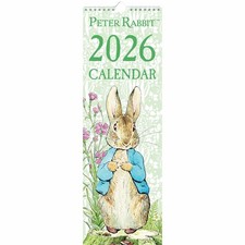 Peter Rabbit Illustrated Slim Calendar 2026 - Entertainment - Month To View