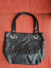 Fossil Black Studded leather
