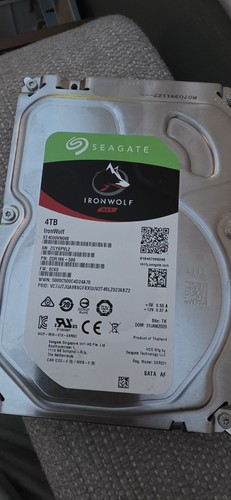Seagate ironwolf nas 4tb - nas,