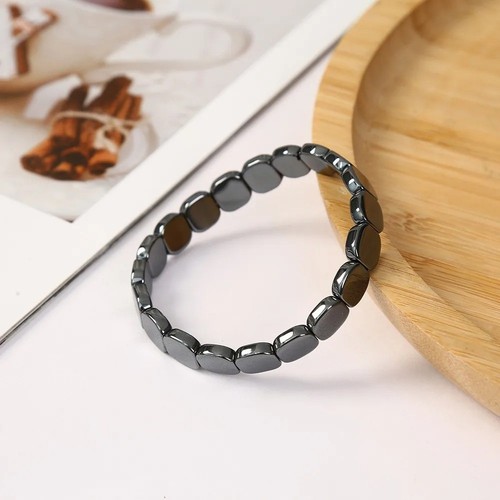 Magnetic hematite bracelet - magnetic,