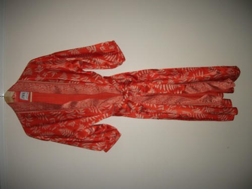 Zara kimono orange and - zara,