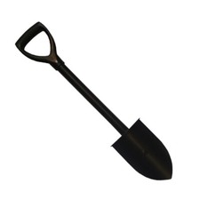 Maximus Mild Steel Spade - Black Ada