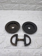 Pair Victorian Cast Brass Door