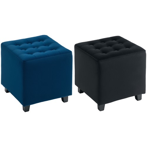 Homcom small footstool ottoman - small,