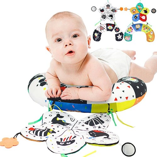 Baby tummy time pillow - tummy, with