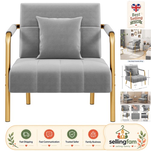 Chic grey velvet upholstered - velvet,