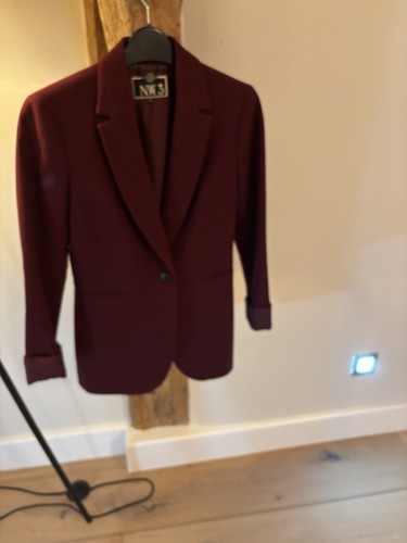Hobbs nw3 burgundy blazer size - blazer,