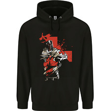 St Georges Day Knights Templar Crusader Childrens Kids Hoodie