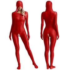 Womens Mesh Sheer Oil Shiny