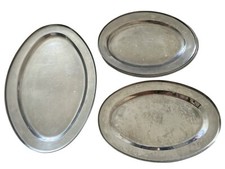 x6 Solid Party Food Platters In 3 Different Sizes Food Trays (See Ad For Sizes)