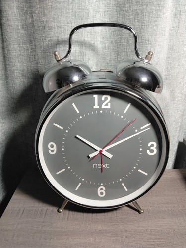 Next large chrome double bell - large,
