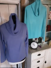 Ladies 2 X Cowl Neck Debbie Morgan Jumpers Size S/m/lSee Measurements