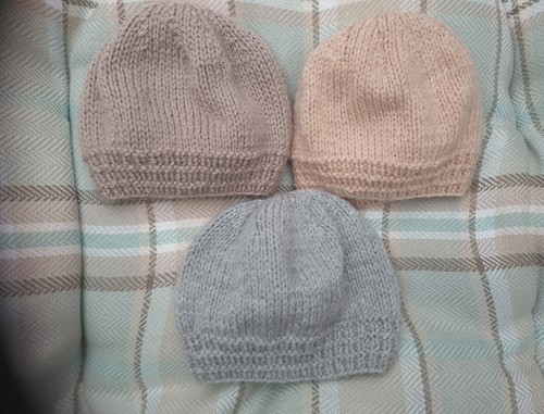 Hand knitted set lovely - hand,
