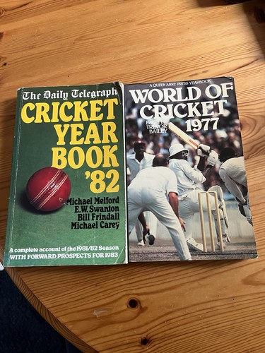 Cricket year books rare 1977 - rare,