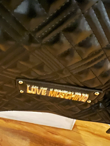 Love moschino black - black, quilted