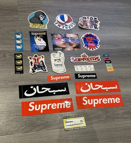 Supreme ss23 stickers set - supreme, box