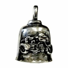 Pewter Motorcycle Gremlin Bell