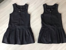 2 Girls School Dresses, Dark