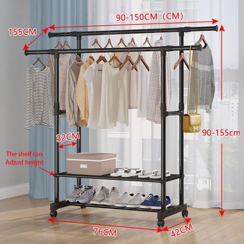 Clothes rail rack - clothes,