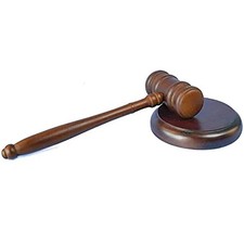 Handcrafted Wooden Judge Gavel