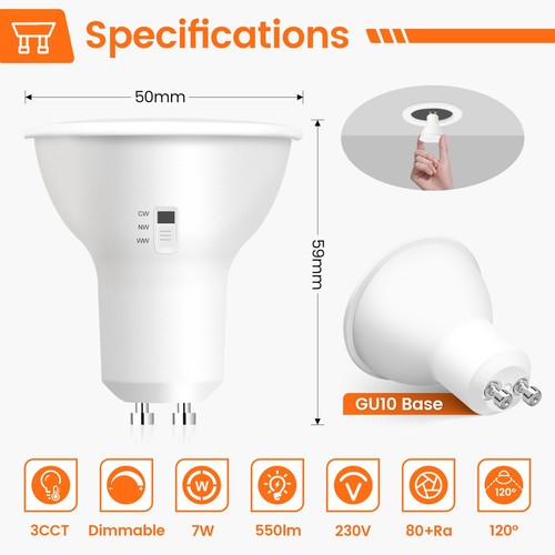 Gu10 led bulbs - led,