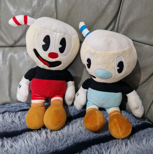Cuphead plush soft - toys, bundle