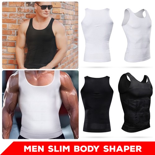 Compressed men slimming vest - compressed,
