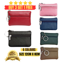 Women Key Ring Leather Mini