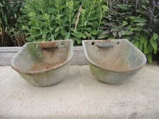 2 Vintage Galvanised Water