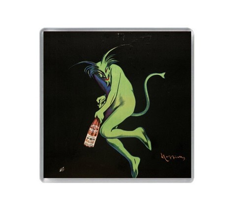 Green devil absinthe table - devil,