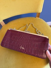Biba Burgundy Leather Vintage