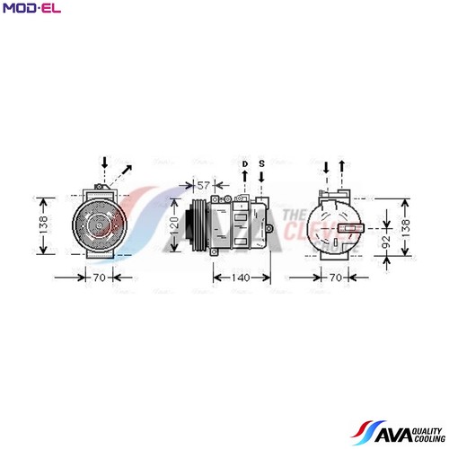 Compressor air conditioning - compressor,