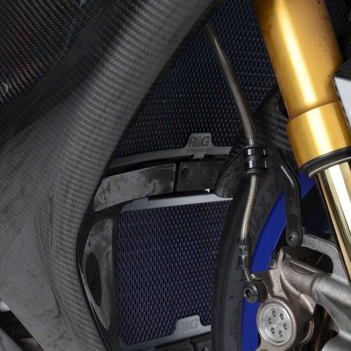 Titanium radiator guard - r&g,