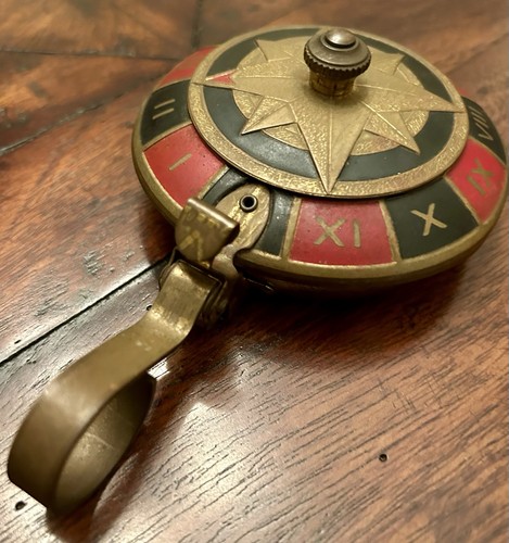 Vintage brass roulette - vintage, wheel