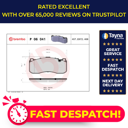 Brake pads set fits bmw - fits,