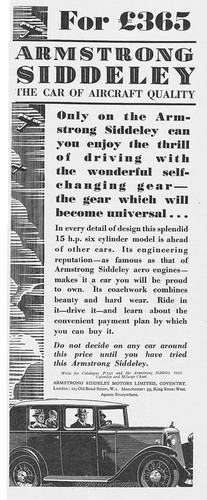 Armstrong siddeley motor - armstrong, cars