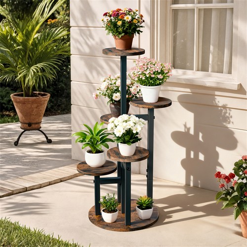 Round plant stand - plant,