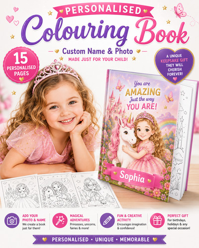 Custom kids colouring book - kids,